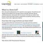 Avoid These Pulmonary “Stem Cell” Clinics!