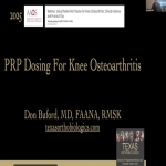 How to properly dose PRP for knee arthritis to get predictable and longer term outcomes!