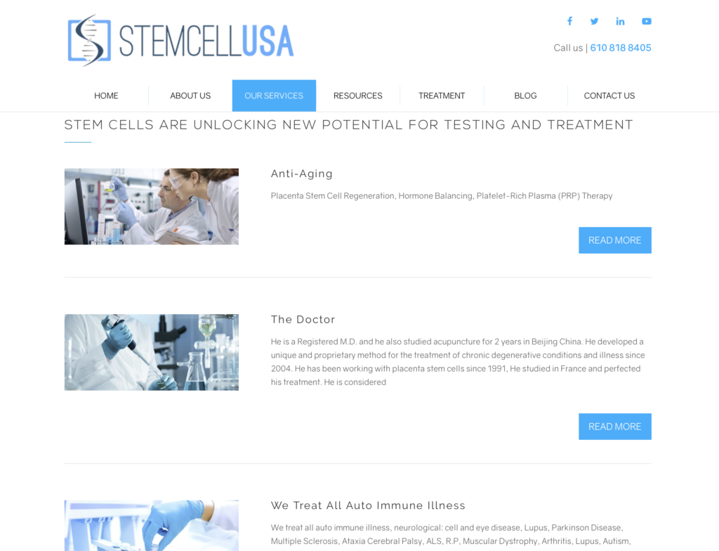 Stem cell USA